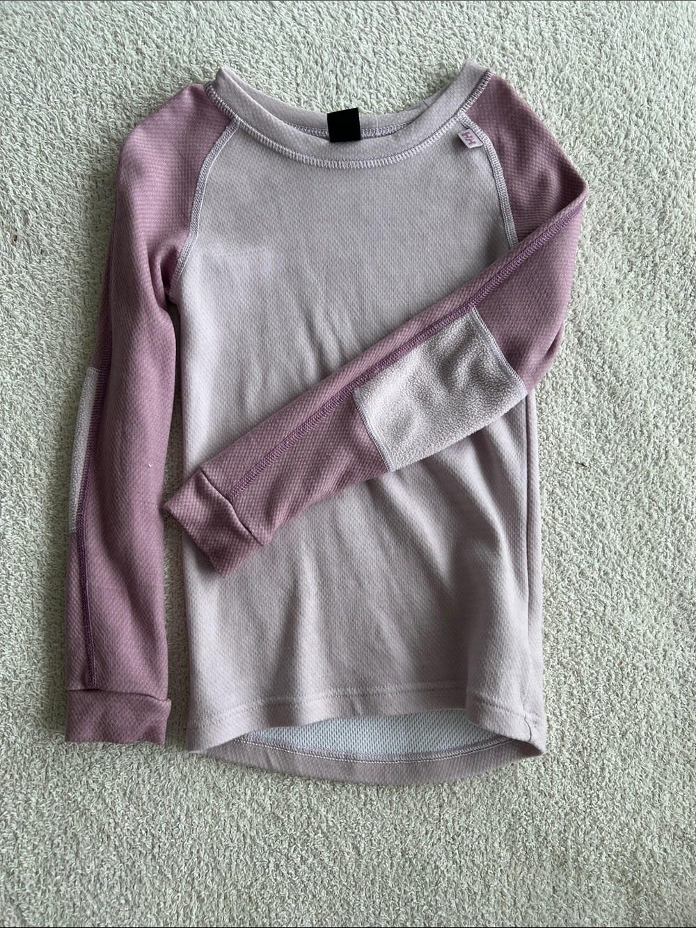 Helly Hansen Kids Two-Tone Pink Long Sleeve Top